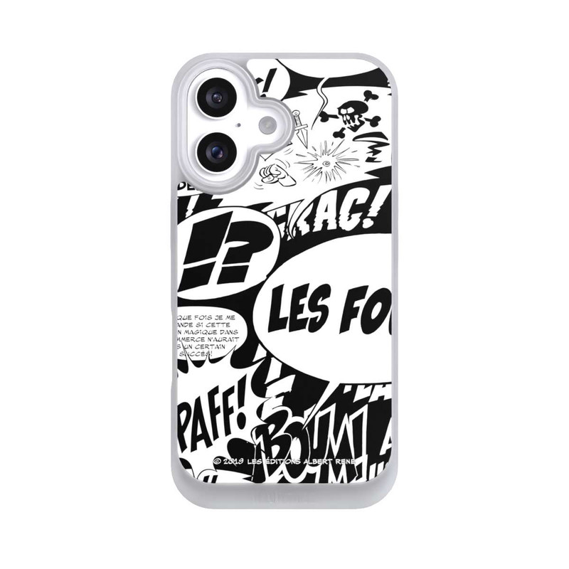 iPhone 16 NIVOpure Sprechblasen Asterix Schwarz
