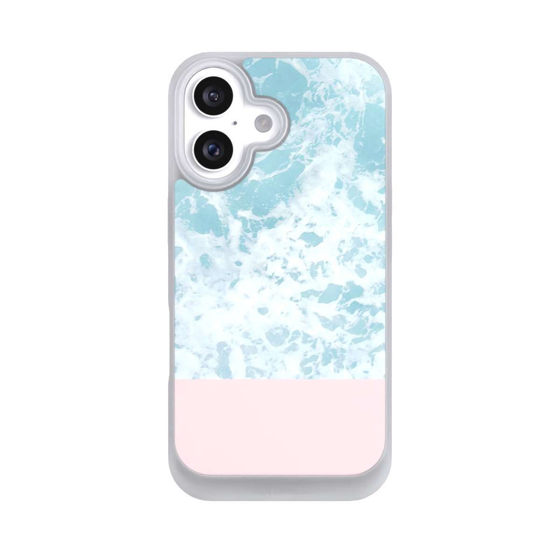 iPhone 16 NIVOpure Rosa am Meer