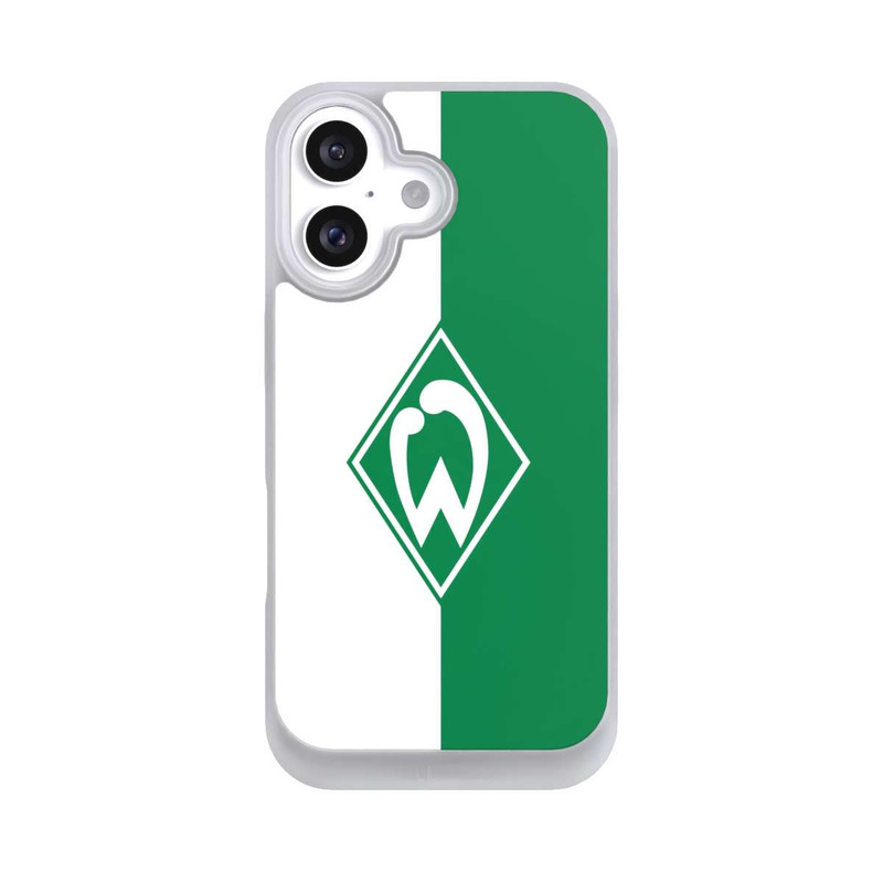 iPhone 16 NIVOpure Weiß-Grün - Werder Bremen
