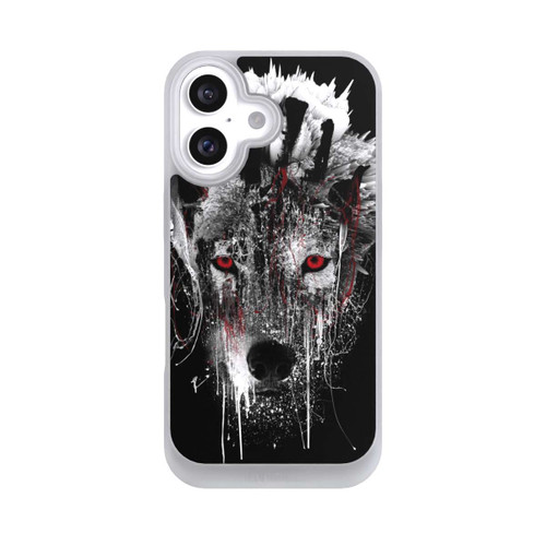 Apple iPhone 16 NIVOpure Rote Augen Wolf