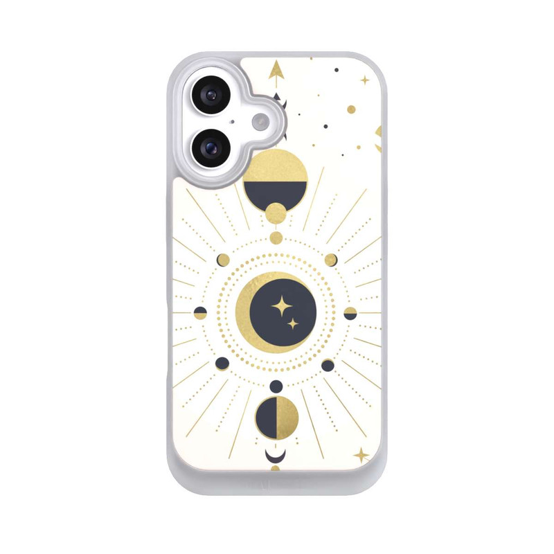 iPhone 16 NIVOpure Abstrakter Rose-Gold-Look