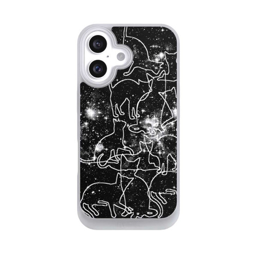 Apple iPhone 16 NIVOpure Sternennacht-Katzen