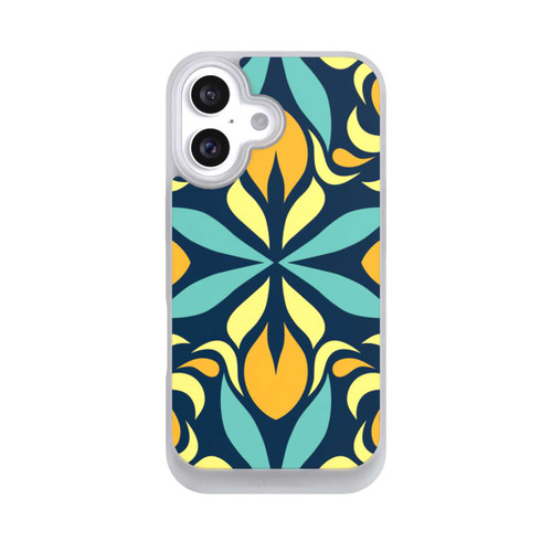 Apple iPhone 16 NIVOpure Symmetrisches Retro Muster