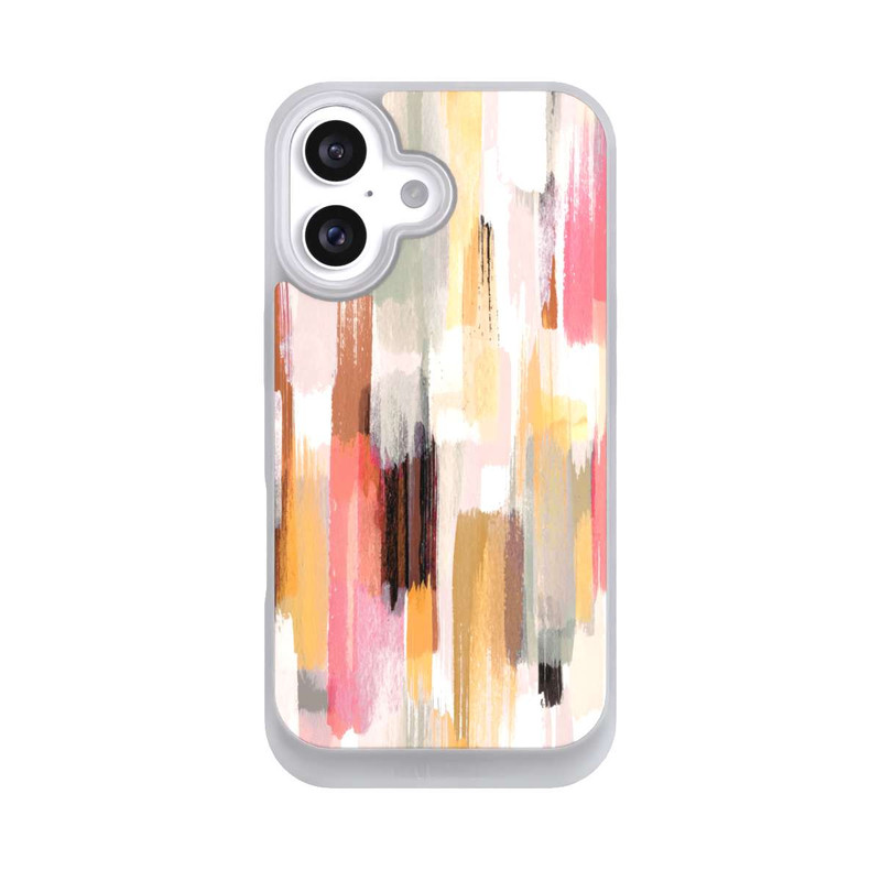 iPhone 16 NIVOpure Abstrakte Pinselstriche Herbsttöne