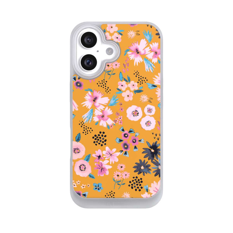 iPhone 16 NIVOpure Kleine Blumen senfgelb