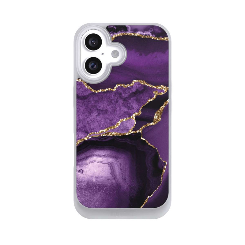 iPhone 16 NIVOpure Lila Marmor Landschaft