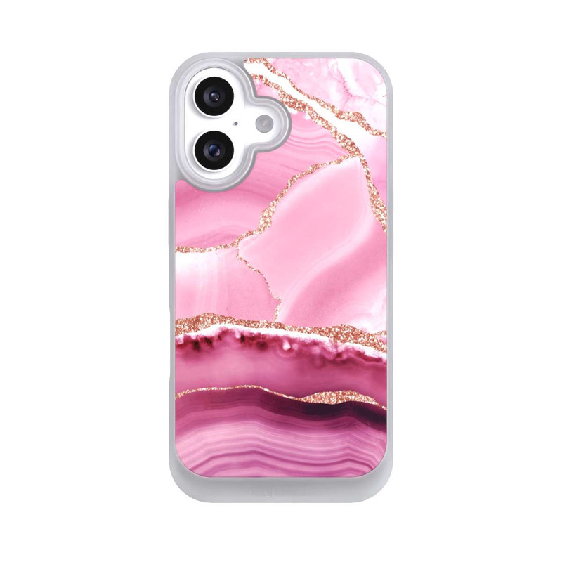 iPhone 16 NIVOpure Meerjungfrauen Pink Marmor