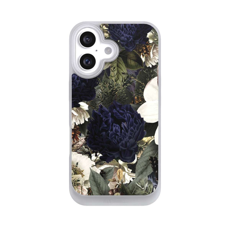 iPhone 16 NIVOpure Dunkle Mitternachts Barock Vintage Blumen