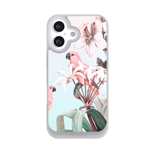 Apple iPhone 16 NIVOpure Pastel Parrots Paradise