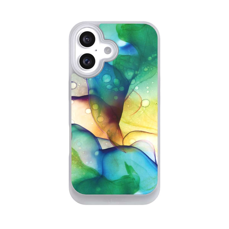iPhone 16 NIVOpure Flüssige Kunst grüne Wiese