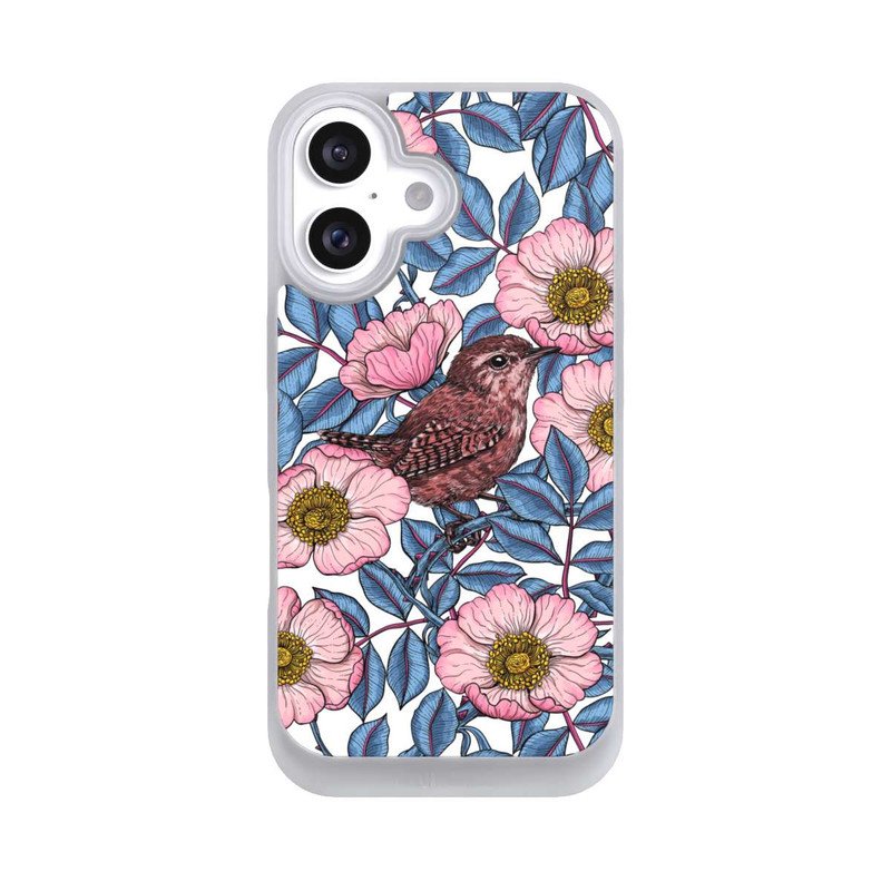 iPhone 16 NIVOpure Zaunkönige und Wildrosen