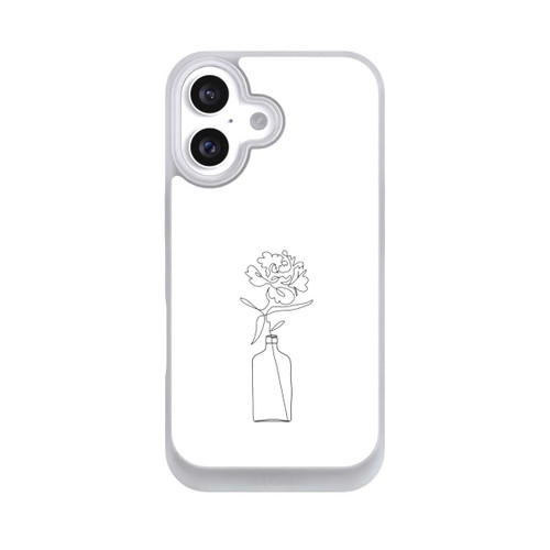 Apple iPhone 16 NIVOpure Lineart Blume