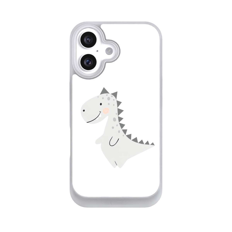 iPhone 16 NIVOpure Grauer Dino
