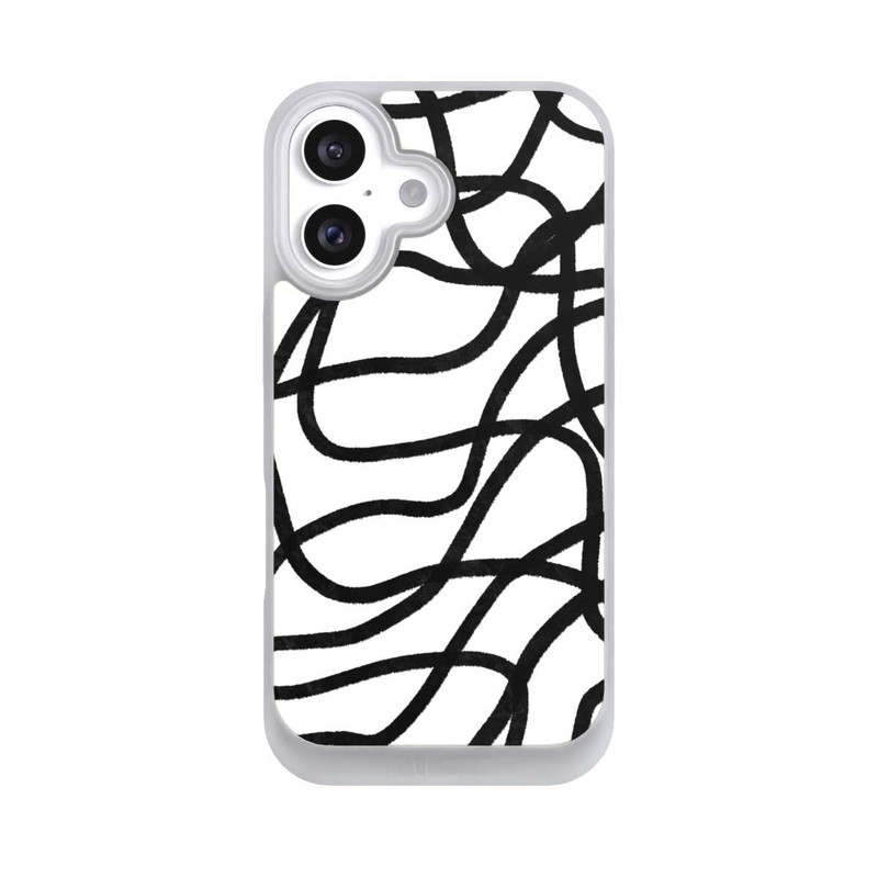 iPhone 16 NIVOpure Schwarze Linien