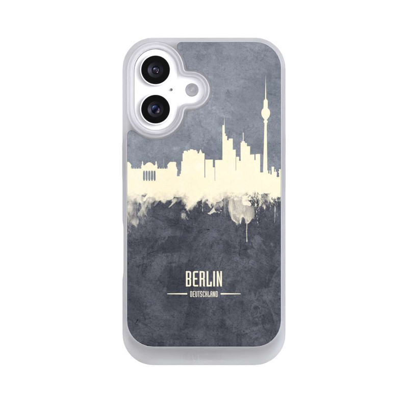 iPhone 16 NIVOpure Berlin Skyline Grau
