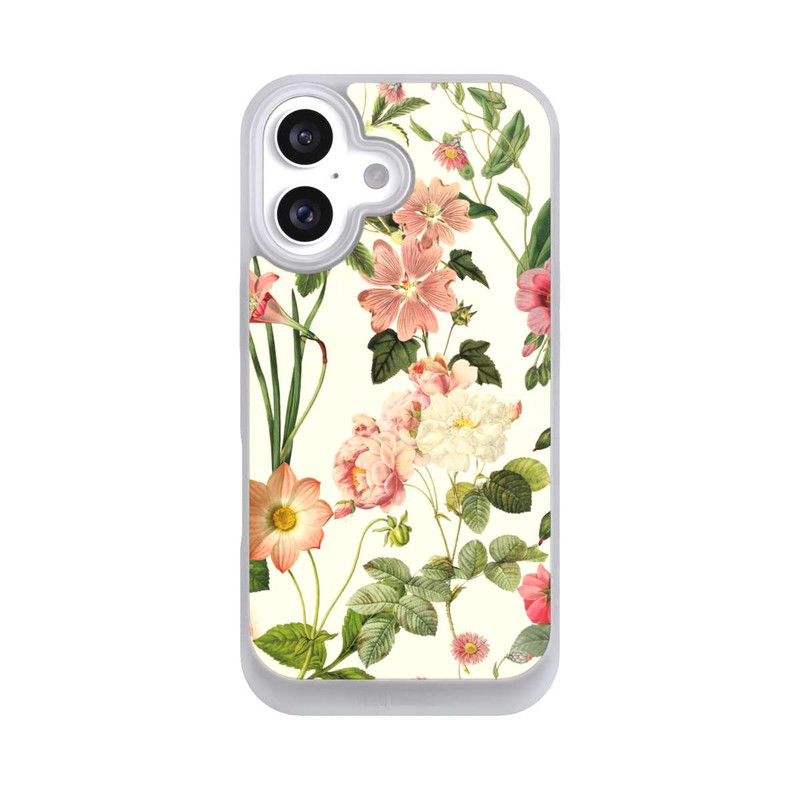 iPhone 16 NIVOpure Wildblumen auf Hellgelb