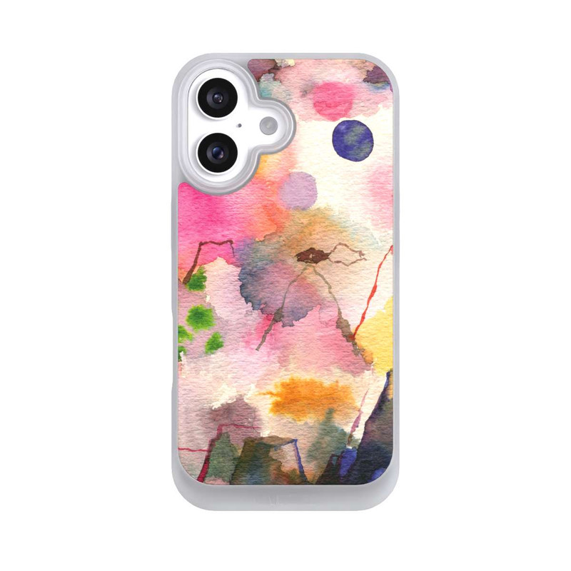 iPhone 16 NIVOpure Aquarell bunte Berge