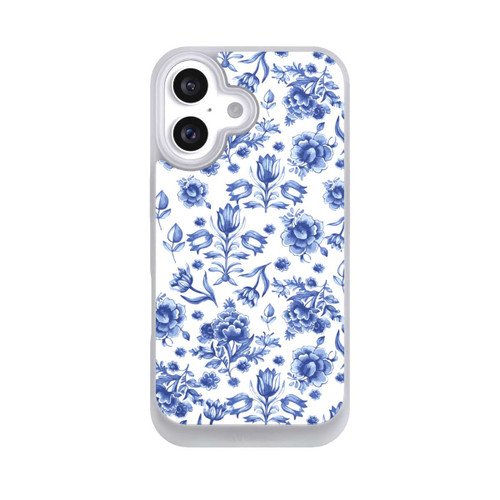 Apple iPhone 16 NIVOpure Blue Flower Pattern - Delft (NL)