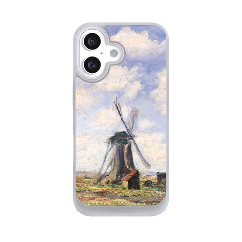  NIVOpure Tulpenfelder mit der Rijnsburger Windmühle von Claude Monet