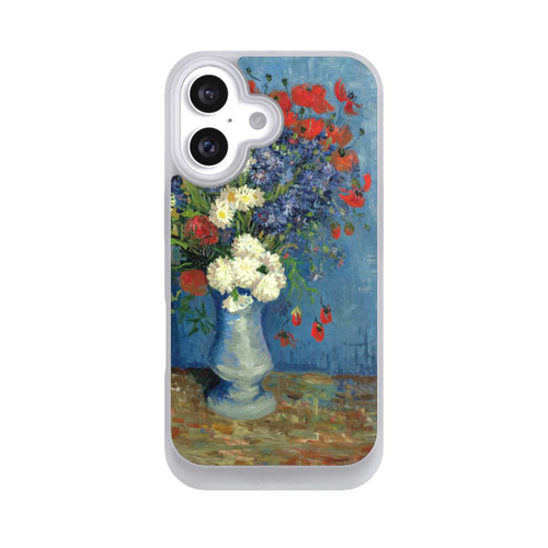 Apple iPhone 16 NIVOpure Stillleben Vase mit Kornblumen und Mohnblumen von Vincent Van Gogh