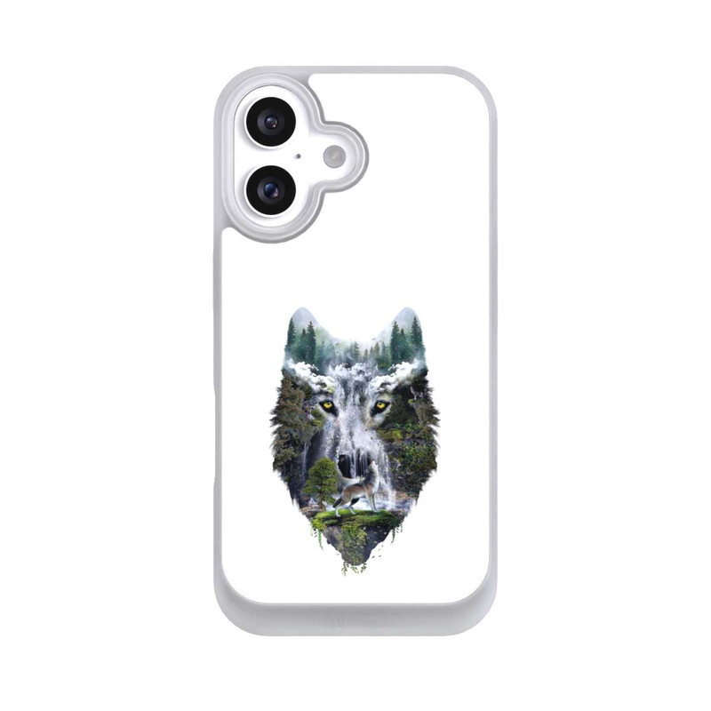 iPhone 16 NIVOpure Wolf im Wald