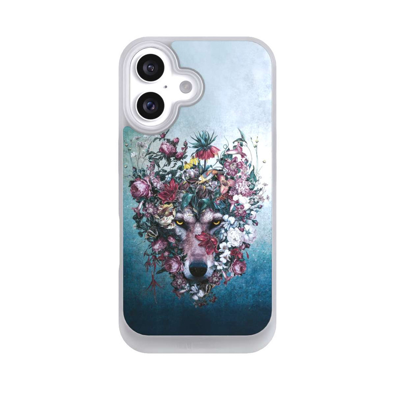 iPhone 16 NIVOpure Blumen - Wolf
