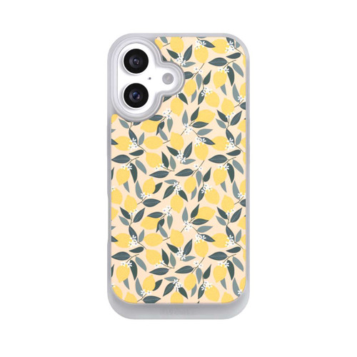 Apple iPhone 16 NIVOpure Rosa Zitronen-Muster