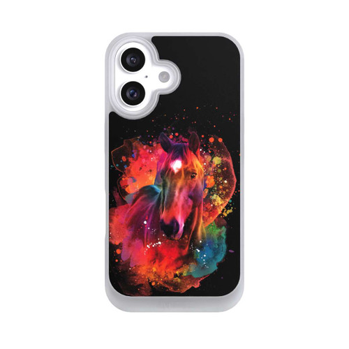Apple iPhone 16 NIVOpure Pferd Colorful Sprayart