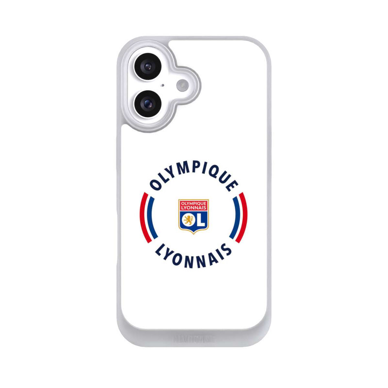 iPhone 16 NIVOpure OL Logo Weiß