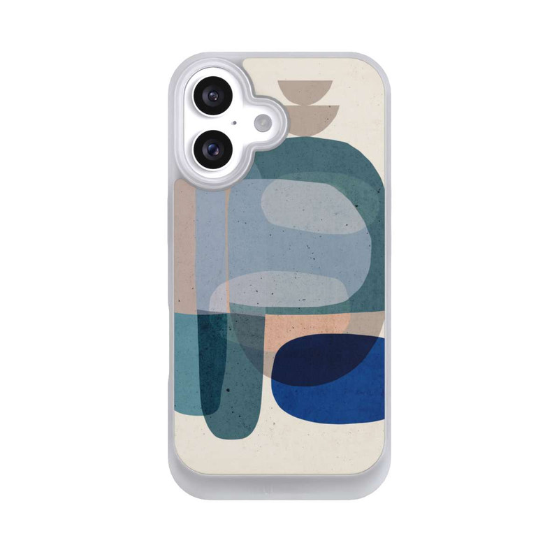 iPhone 16 NIVOpure Stein Nr. 3 Blau