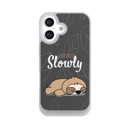 Apple iPhone 16 NIVOpure Just Do It Slowly Sloth Grey