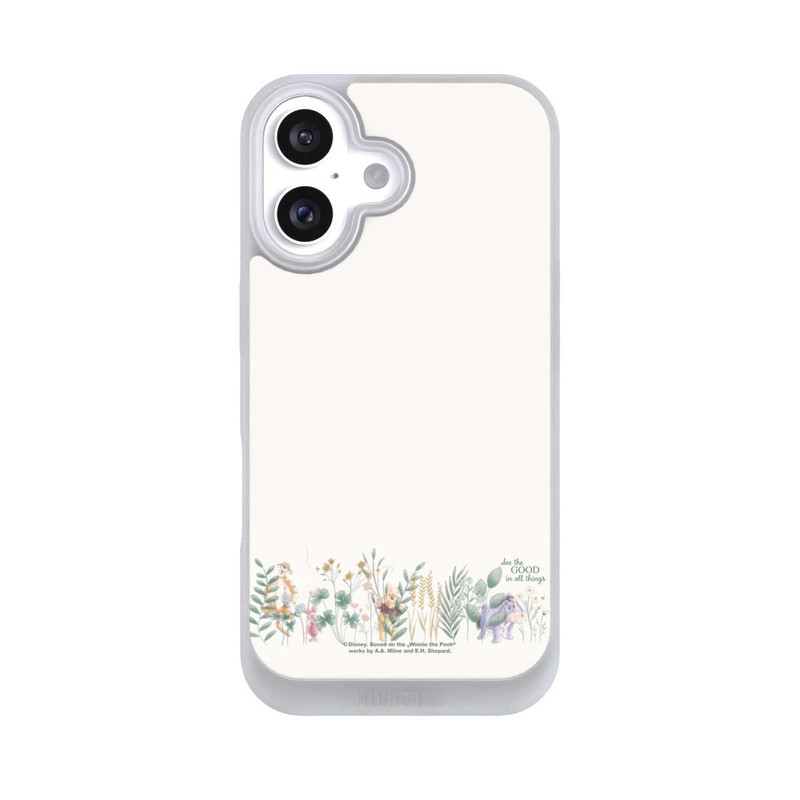 iPhone 16 NIVOpure Winnie Puuh und seine Freunde hinter Eukalyptus