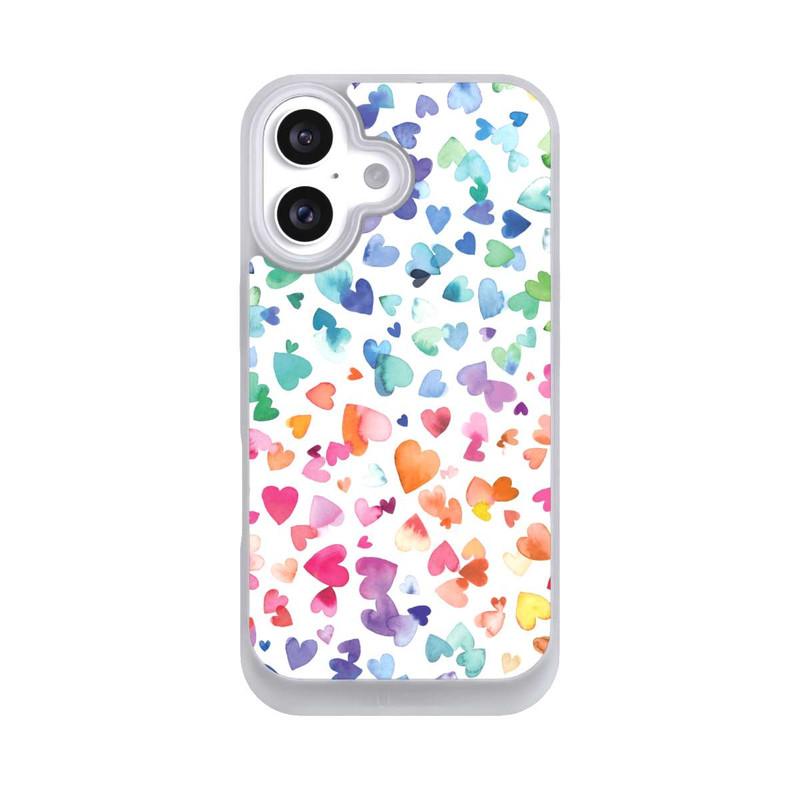 iPhone 16 NIVOpure Liebesherzen aquarell