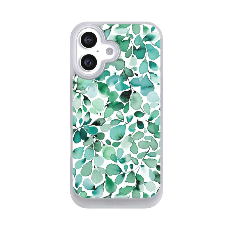 iPhone 16 NIVOpure Aquarellmuster Blätter