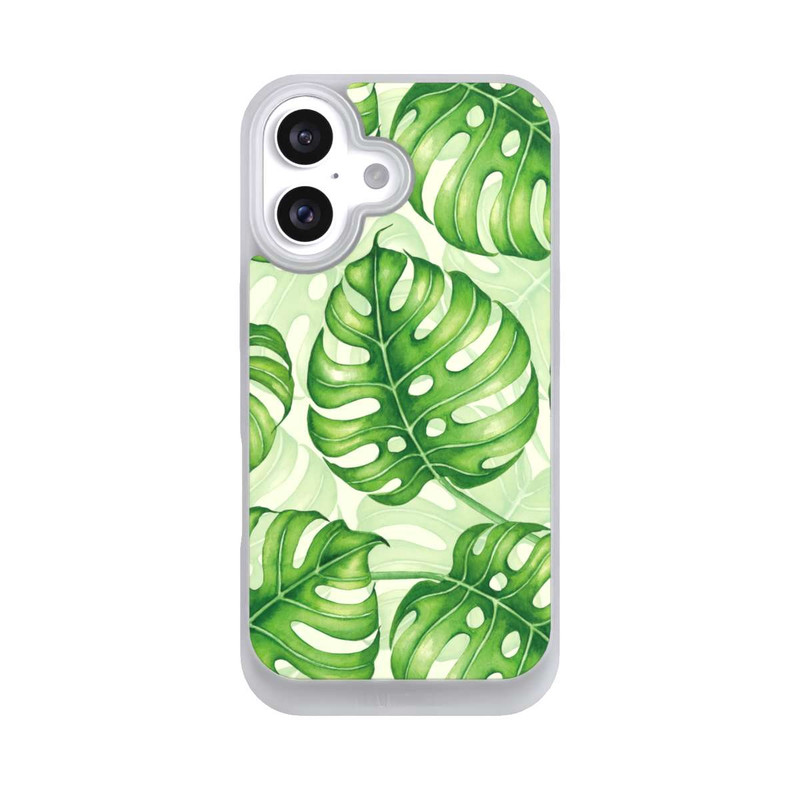 iPhone 16 NIVOpure Hübsches Palmblatt-Muster