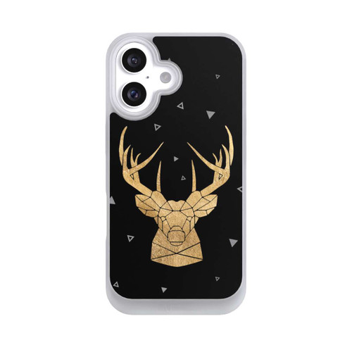 Apple iPhone 16 NIVOpure Geometrischer Hirsch und Geweih