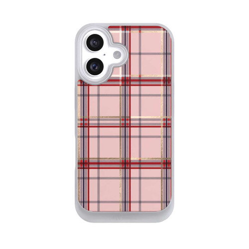 Apple iPhone 16 NIVOpure TARTAN PINK