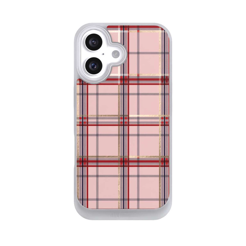 iPhone 16 NIVOpure TARTAN PINK