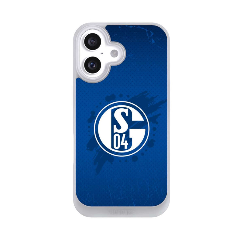 iPhone 16 NIVOpure Schalke 04 Farbe Fleck Blau