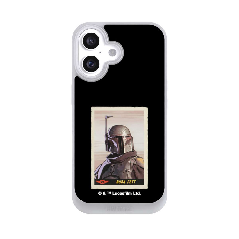 iPhone 16 NIVOpure Boba Fett Badges Black Background