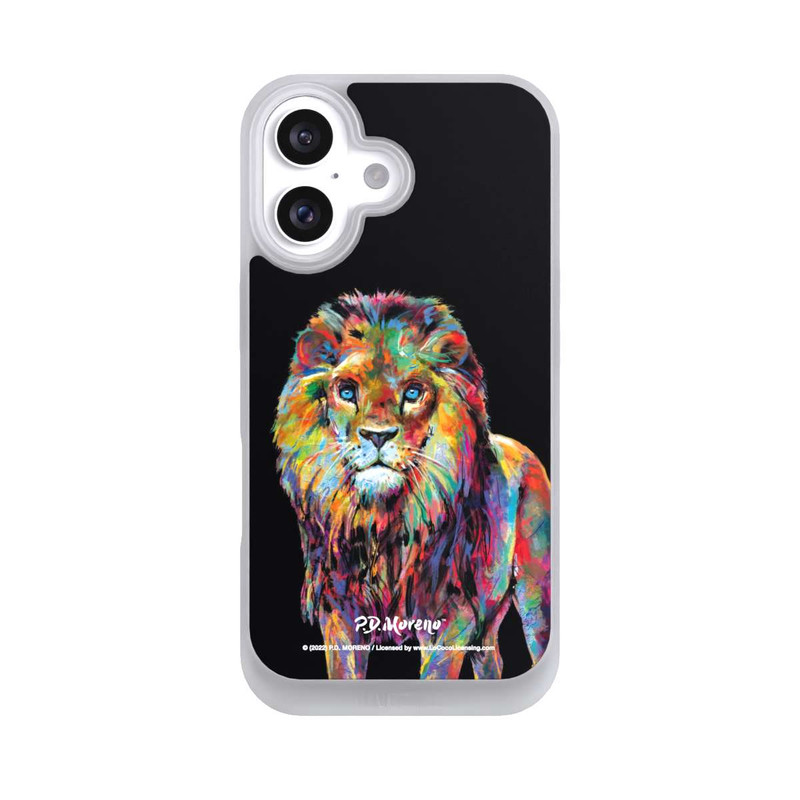 iPhone 16 NIVOpure Löwe Bunte Kunst von P.D. Moreno