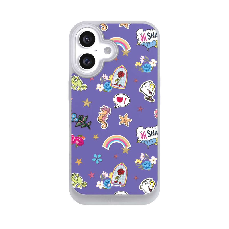iPhone 16 NIVOpure Princess Pattern Purple Disney Princess