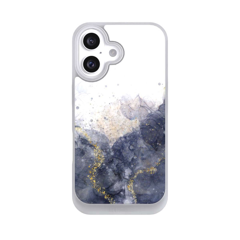 iPhone 16 NIVOpure Alcohol Ink Blue Glamour