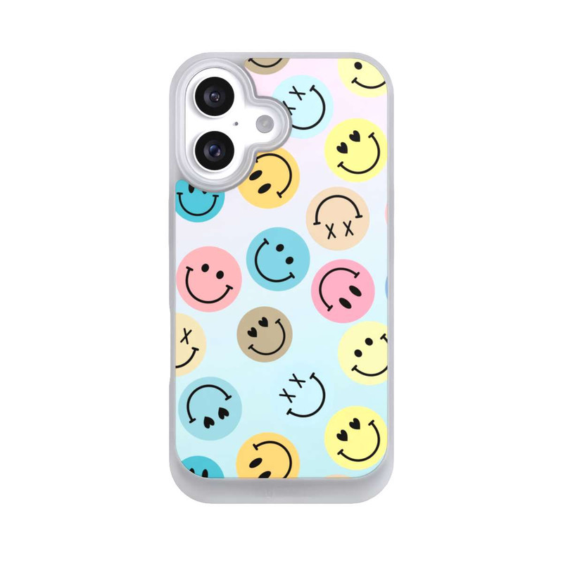 iPhone 16 NIVOpure Smiles Emotes Pattern Colorful