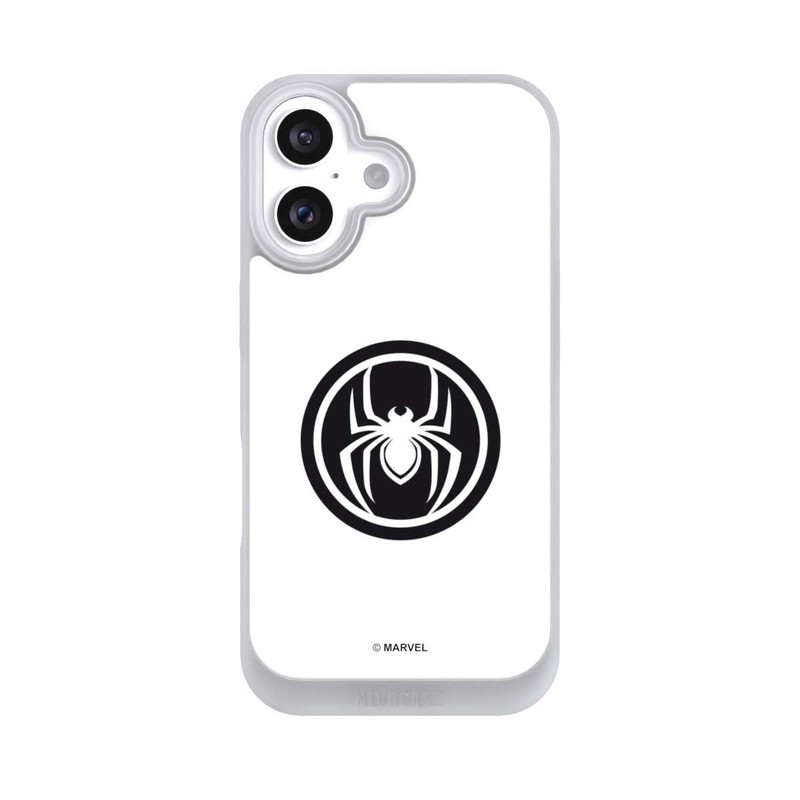 iPhone 16 NIVOpure Spider-Man Spider Logo White