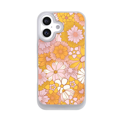 Apple iPhone 16 NIVOpure Retro Flower Walpaper Yellow