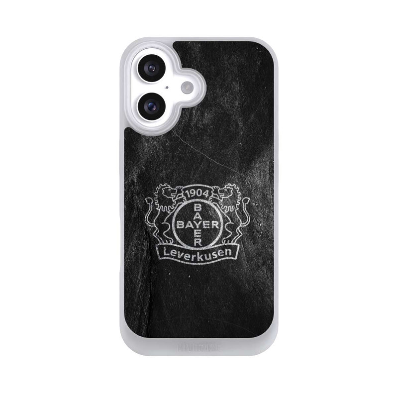 iPhone 16 NIVOpure Bayer 04 Leverkusen Logo white