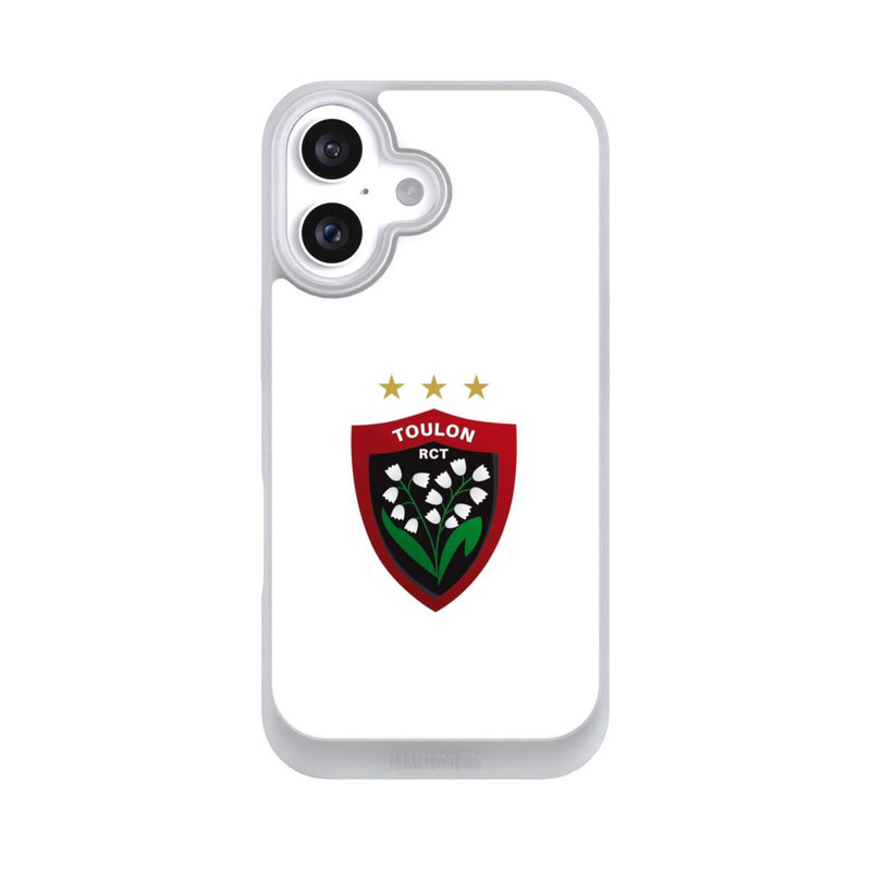 iPhone 16 NIVOpure Logo RC Toulonnais Blanc
