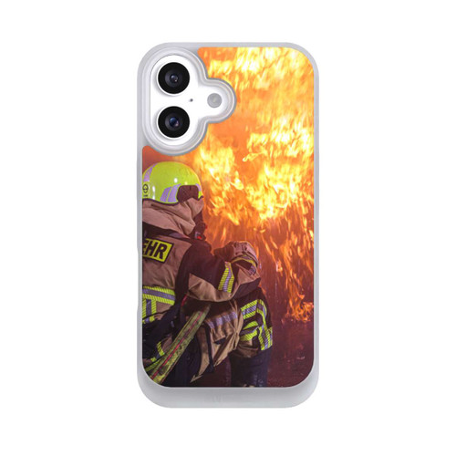 Apple iPhone 16 NIVOpure Feuerwehrmann Brennendes Herz