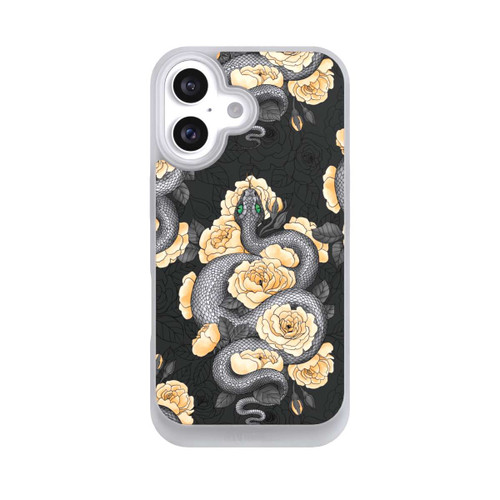 Apple iPhone 16 NIVOpure Schlange und gelbe Blume